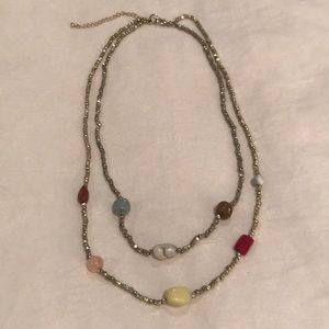 Anthropologie gold necklace